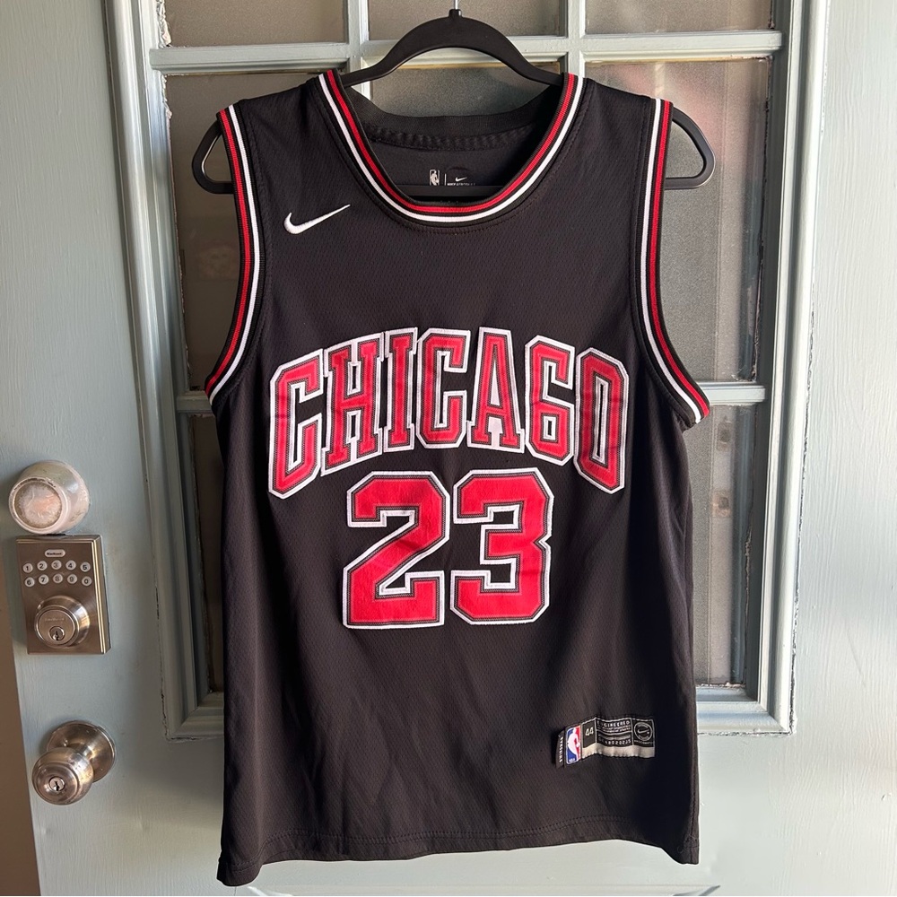 Nike Aeroswift Chicago Bulls Michael Jordan NBA Basketball Jersey #23 Black 44 S